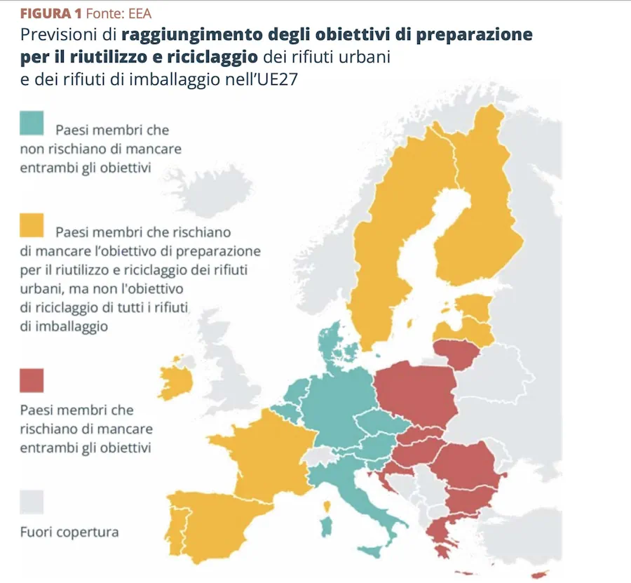 L’Italia è leader in Europa nel riciclo dei rifiuti, ma deve rafforzare i mercati delle materie prime seconde