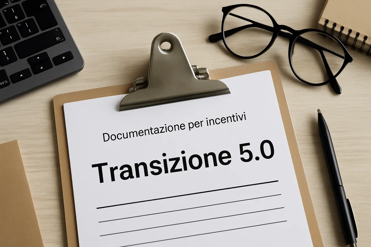 Documentazione per accedere agli incentivi Transizione 5.0: modulistica, certificazioni e allegati per le imprese