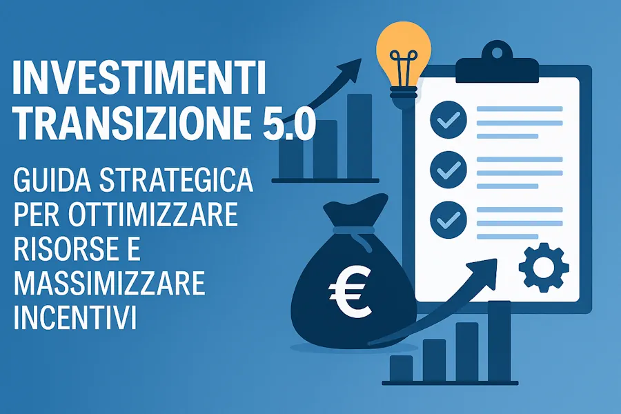 Guida strategica agli investimenti Transizione 5.0 per ottimizzare risorse digitali e massimizzare incentivi fiscali