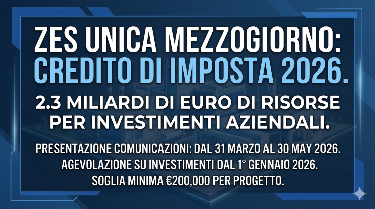 Credito di imposta ZES
